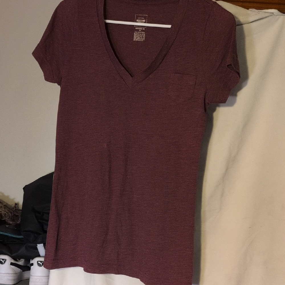 Mossimo Supply Co. Purple Short Sleeve Tee